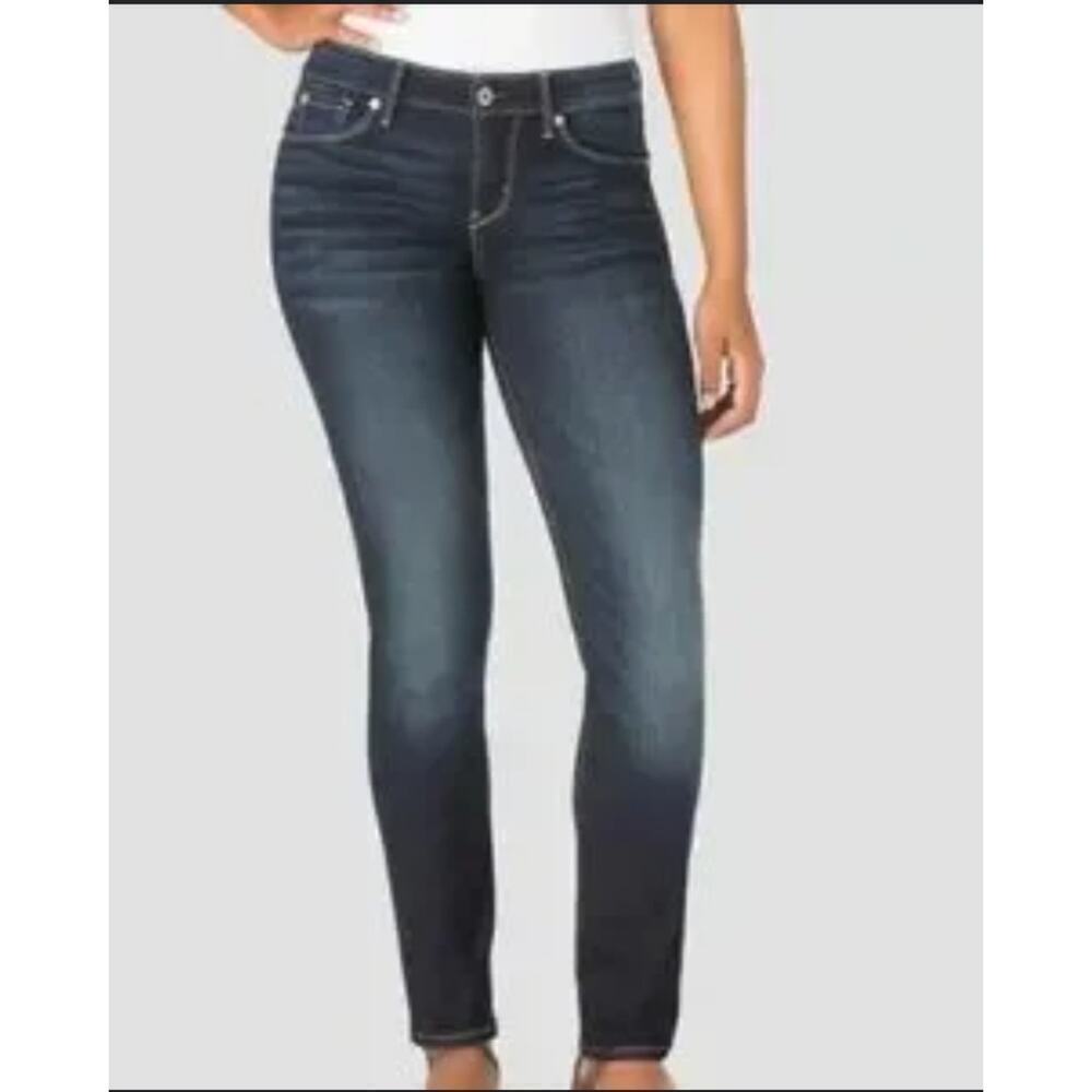 Levi's 524 women's blue denim washed skinny jeans Size 7 casual